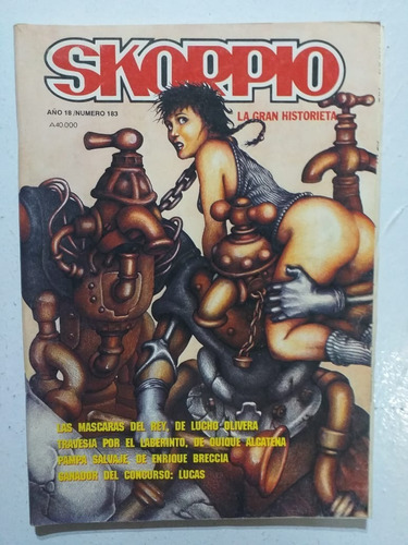 Comic. Skorpio # 183. Setiembre 1991. Record.