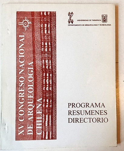 Congreso Arqueologia Chilena Tarapaca 2000