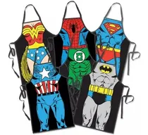 Comprar Mandiles Delantal Mujer Maravilla Superman Batman Ironman