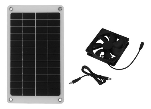 Panel De Escape De Ventilador Solar Impermeable Ip67 10w 12v