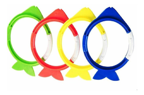 Peces Aros Para Buceo De Colores Bestway Ideal Juego Pileta