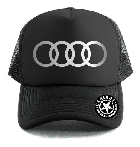 Gorras Trucker Logo Audi Remeras Estampadas Canibal