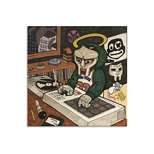 Póster De Doom, Homenaje Al Cantante De Hip Hop Rapper...