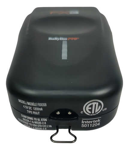 Afeitadora Fx3 Babyliss Pro Recargable Color Negro