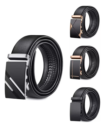 Cinturón Elegante Con Hebilla Automática Para Hombre