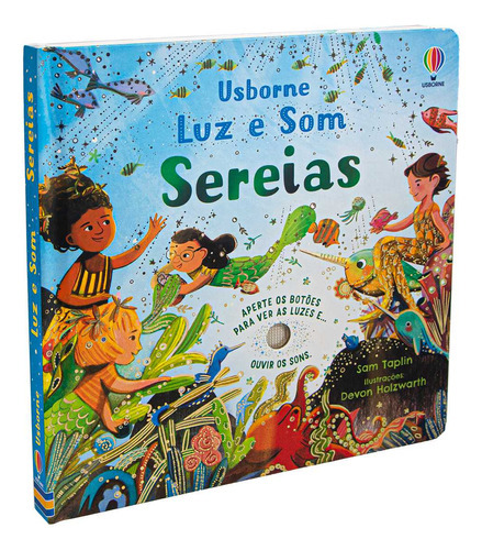Sereias: Luz E Som, De Sam Taplin. Editora Usborne, Capa Dura Em Português
