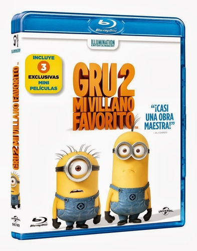 Blu Ray Mi Villano Favorito 2 + Dvd