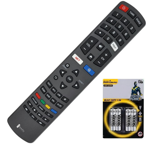 Control Remoto Remofix Smarttv Pila Compatible C/ Hyundai I1