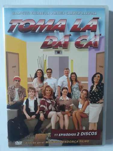 Dvd Toma Lá Dá Cá - 11 Episódios - 2 Discos - Ótimo Estado