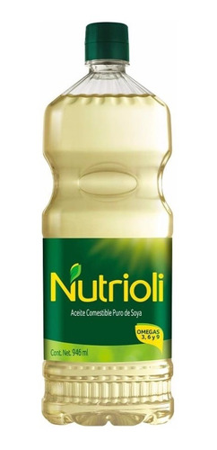 Aceite Puro De Soya Nutrioli 946 Ml 10 Piezas