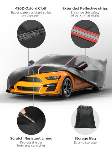 Funda Completa Impermeable Para Automóvil Compatible Con Mus