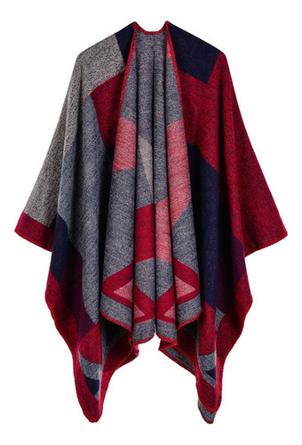 Poncho Capa Para Mujer Dama Chal Abrigo