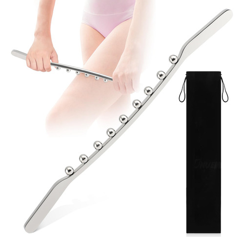 Gua Sha Stick De Acero Inoxidable Masajeador De Drenaje Linf