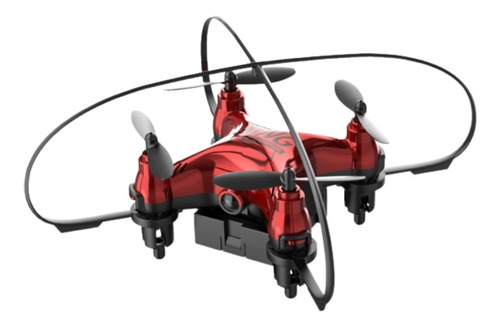 Mini drone Holyton HT02 rojo 3 baterías