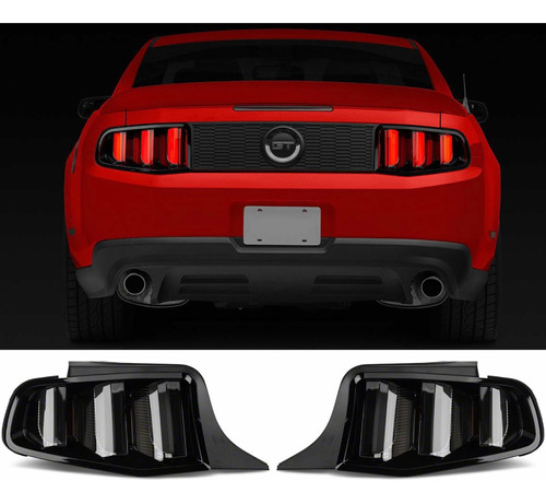 Par Calaveras Led Tipo 2015-2017 Ford Mustang 2010 2011 2012