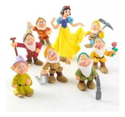 . Miniaturas De Blancanieves Y Los Siete Enanitos
