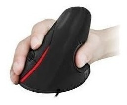 Mouse Vertical 5 D Inalámbrico Ergonómico Recargable Negro