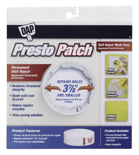 09155 Parche Presto Drywall Enchufe 1 2 Pulgadas 3 7 8 ...