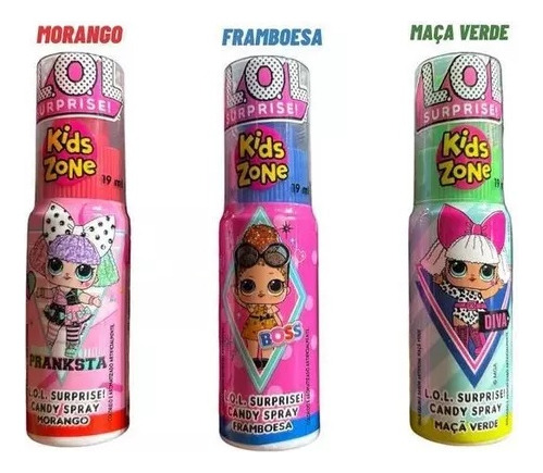 Bala Liquida Doce Lol Surprise Display 24 Un 19ml Crianças