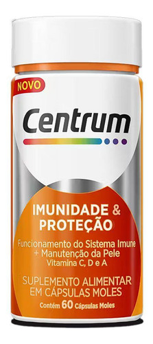 Centrum Imunidade E Proteção Com 60 Cápsulas