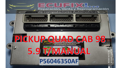 Computadora Ecm Pcm Pickup Cuad Cab 98 5.9 T/manual 5 Vel