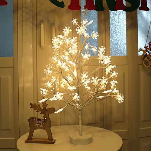 Bonsái De Mesa Para Decoración Navideña, Árbol Artificial La