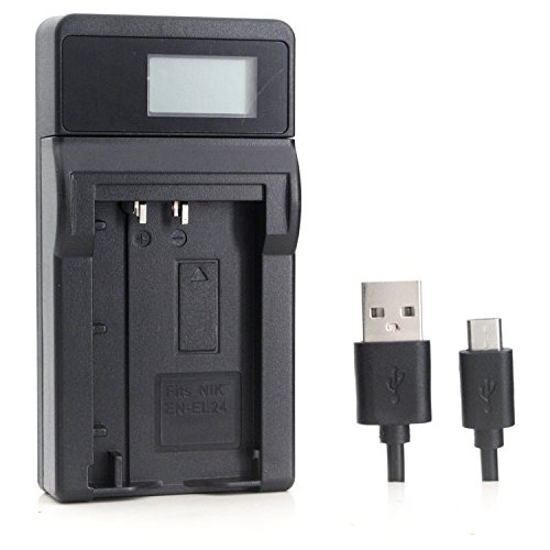 En Cargador Usb El24 Lcd Nikon 1 Cámara J5 Y Más