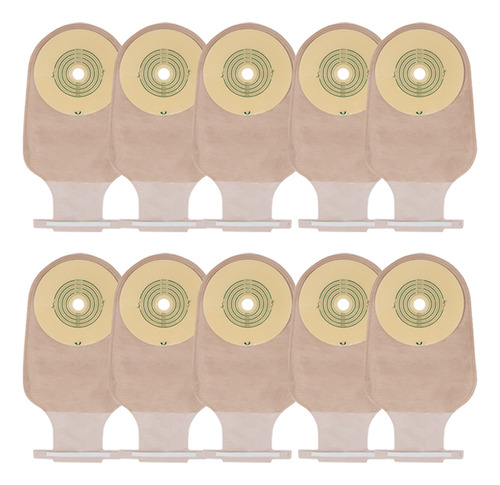 Bolsas Para Colostomia Magnimed OA2035 con barrera y cierre 10 Pzas color beige