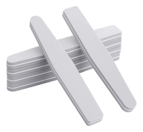 20 Esponjas De Doble Cara Lavables, 100/180 Lijadoras (gris)