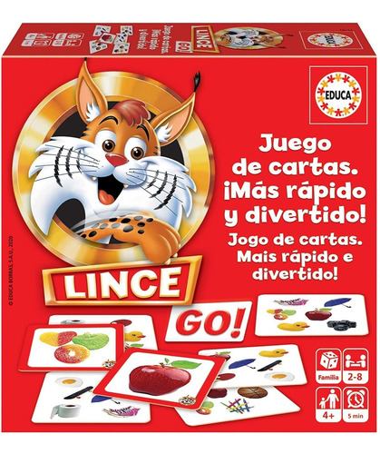 Juego De Cartas Didactico Lince Aprende Imagenes Educa Ax ®