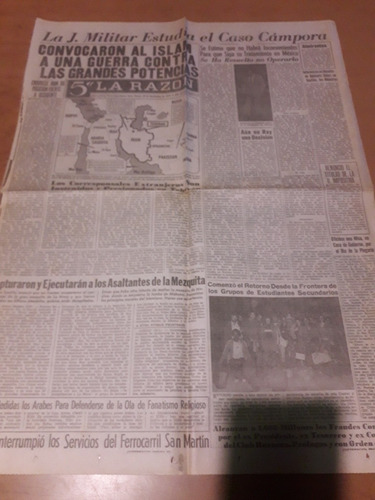 Tapa Diario La Razón 23 11 1979 Campora Islam Paró Trenes 