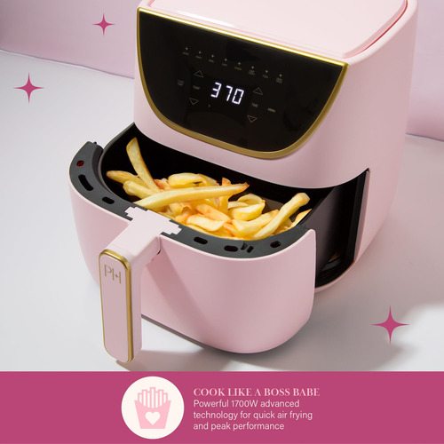 Air Fryer Paris Hilton, Grande, Con Capacidad Para 6 Cuartos