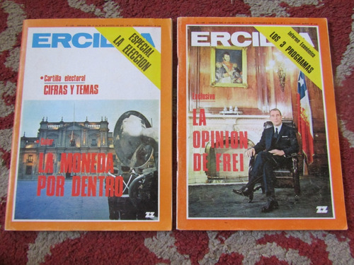 4 Revistas Ercilla 1970 