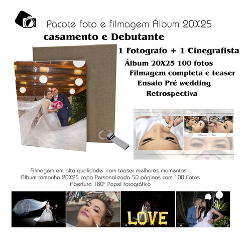 Imagem 3 de 10 de Foto E Vídeo Casamento - Debutante - Infantil Promoção