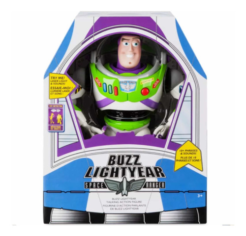 Buzz Lightyear Figura De Acción Original De Disney Store