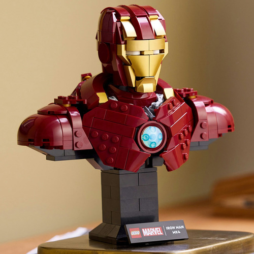 Lego® Marvel Busto De Iron Man Mk4 Modelo 76327 436 Iron Man