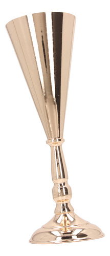 Vaso De Ferro Forjado Dourado, Estilo Europeu, Decorativo Re