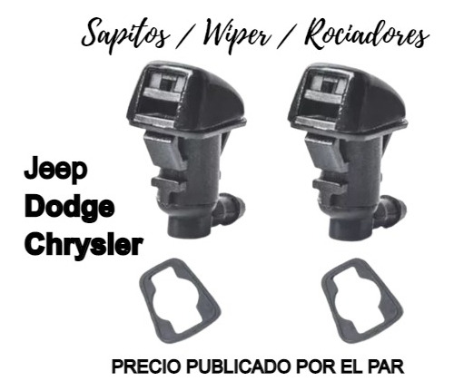Sapitos Wiper Rociadores Jeep G Cherokee / Cherokee  ( Par )
