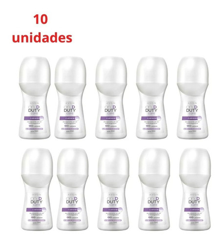 Deo Rollon On Duty Clareador 48h 50ml (10 Unidades) - Avon