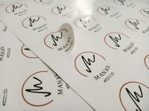 Adesivo Personalizado Para Embalagens 7x7cm (250 Unds)