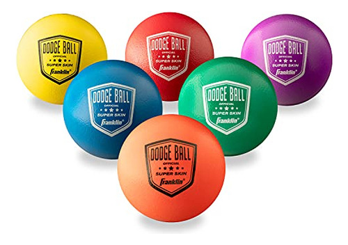 Juego De Pelotas De Dodgeball Franklin Sports Con Revestimie