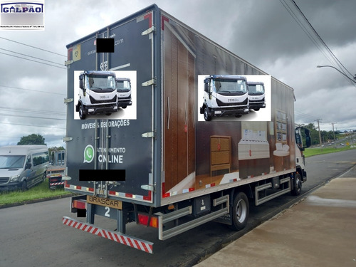 Imagem 8 de 15 de Iveco 9-190 Tector (2020) Baú Carga Seca