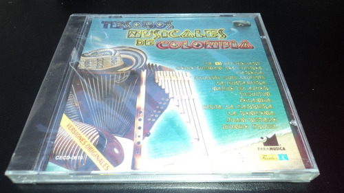 Tesoros Musicales De Colombia Cd Cumbias Va. Artistas 