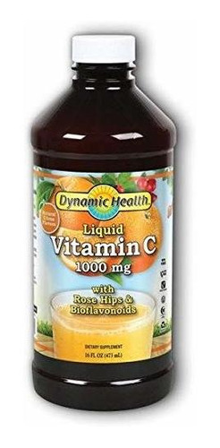 Dynamic Health Liquid Vitamina  C Con Rosa Mosqueta - 16 Oz