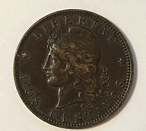 Moneda 2 Cvos Republica Argentina  -1893