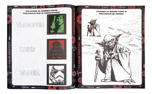 Darth Vader, Star Wars, Colorear Borrable, Disney, Magicbook