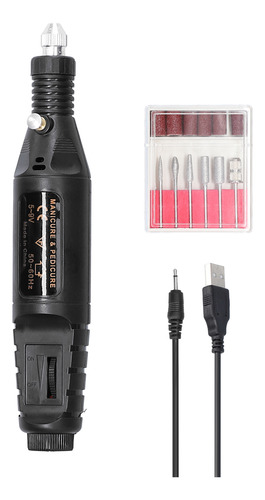 Kit De Herramientas Para Uñas Eléctrico, Grinder Usb Con.c