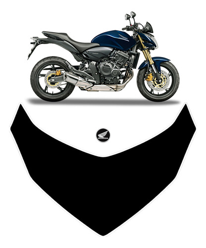 Adesivo Protetor Rabeta Hornet Cb600f 2012/ Preto/cromado