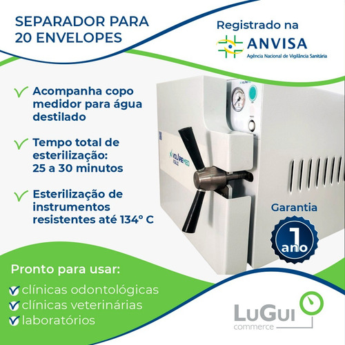 Autoclave Analógica Odonto Agile 21l Volaremed