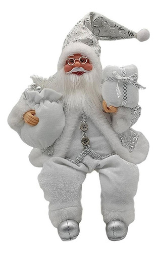 Hermosa Figura Tradicional De Cuentas De Cera De Papá Noel